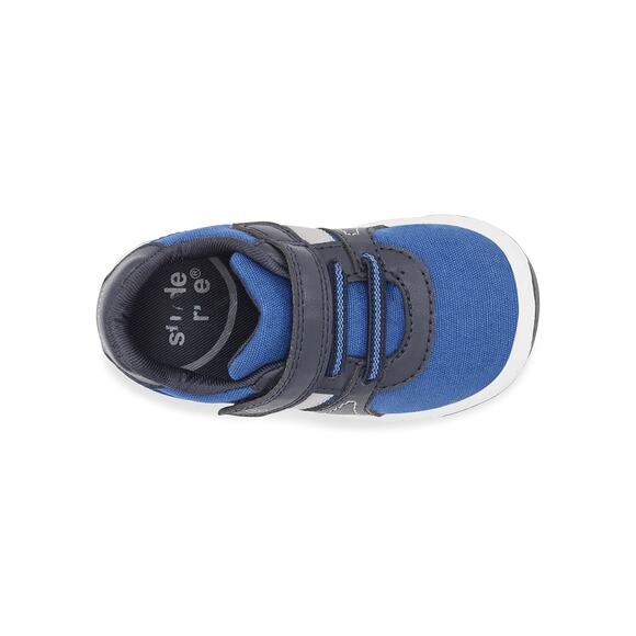 NWT Stride Rite Boy's SR Thompson Sneaker, Blue, 9.5 Toddler - Picture 4 of 7